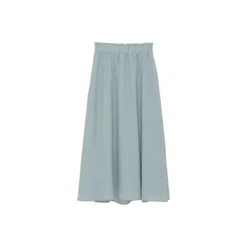 Fstudio Casual Long Skirts Women's Light Green