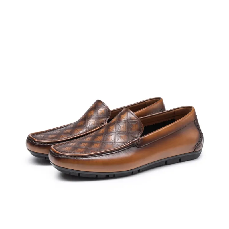 CHRISDIEN DENY Loafers Men Black/Yellow Brown-8