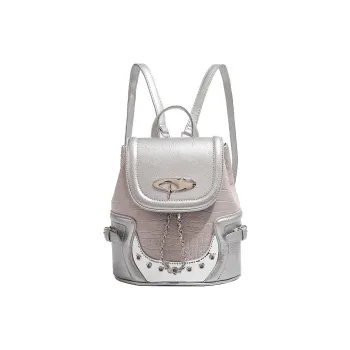 Bywhich PU Backpack Women's Black/Silver