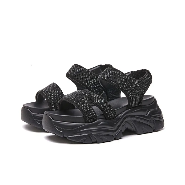 LINGPAO One Strap Sandals Women's-6