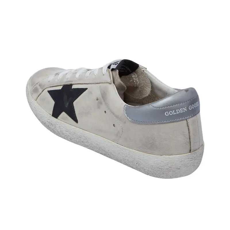 Golden Goose Super Star Low Top Skateboard Shoes Men's Cream-3