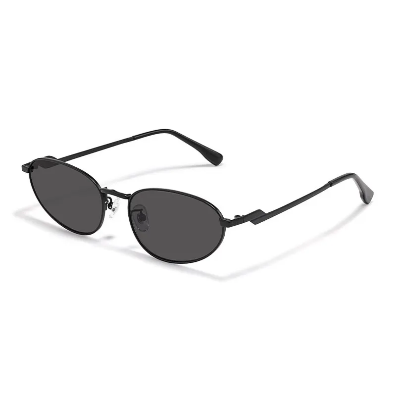 Sagawa Stainless Steel Metal Cat Eye Sunglasses Unisex-4