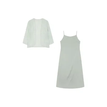 IHIMI Skirt Set Women's Aqua Green
