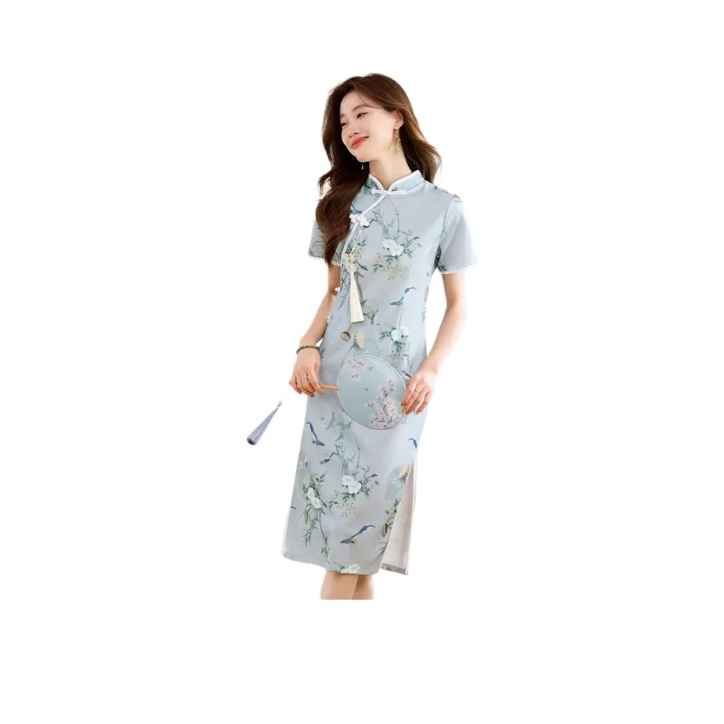 ORIGIN Cheongsams Women's Blue-0