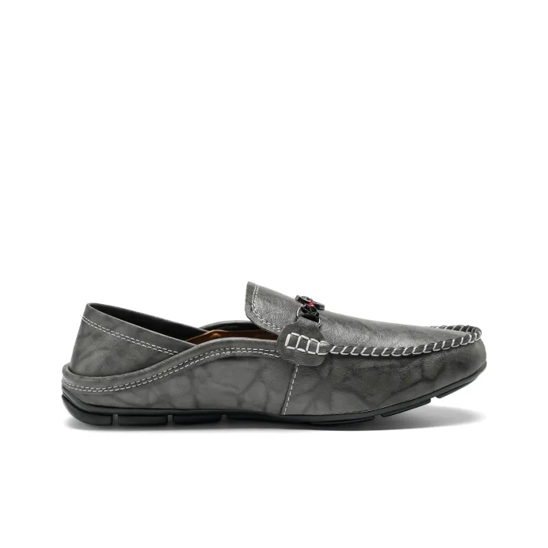 BAGE Gommino Loafers Unisex Brown-1