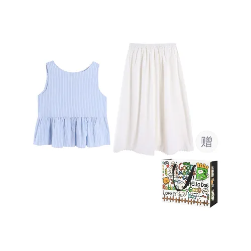 Dippanis Two Piece Skirt Sets Women's
