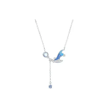 DAWO 925 Sterling Silver Necklaces Women's