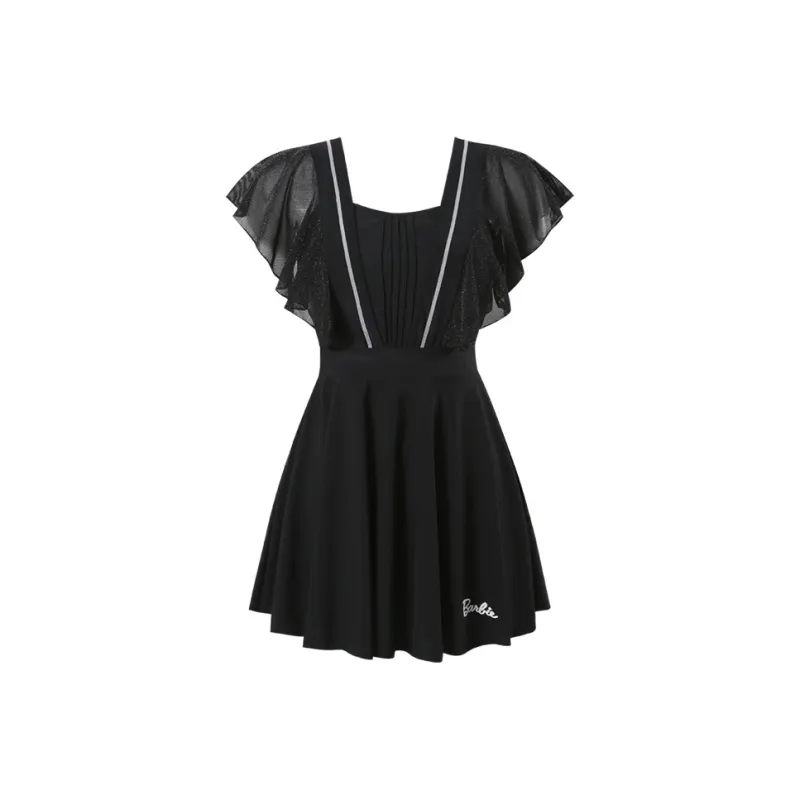 Barbie One piece Swimsuit Women's Black-0