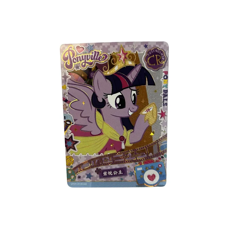 KAYOU Fun Shadow Four Piece Black Back CR Pinkie Pie Fluttershy Rarity Purple Joy Yuyi IP/Anime Cards 1 Pc-6