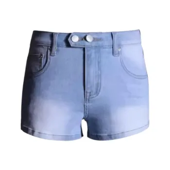 ZNZX Denim Shorts Women's Bubble Blue