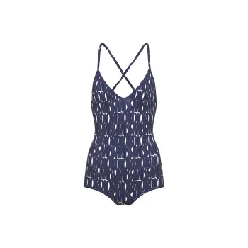 DIOR One piece Swimsuit Women's Marine Blue