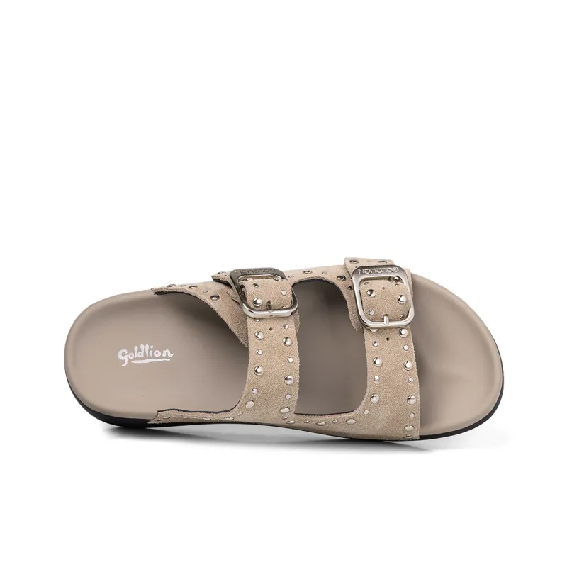 GOLDLION Stud Slide Slippers Women's-2