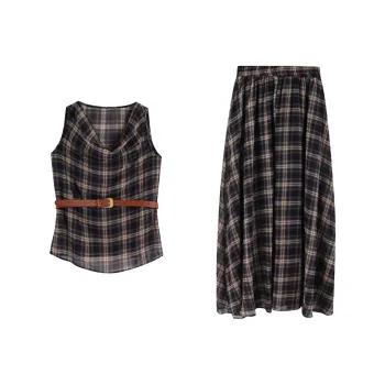 MTHE Two Piece Skirt Sets Women's