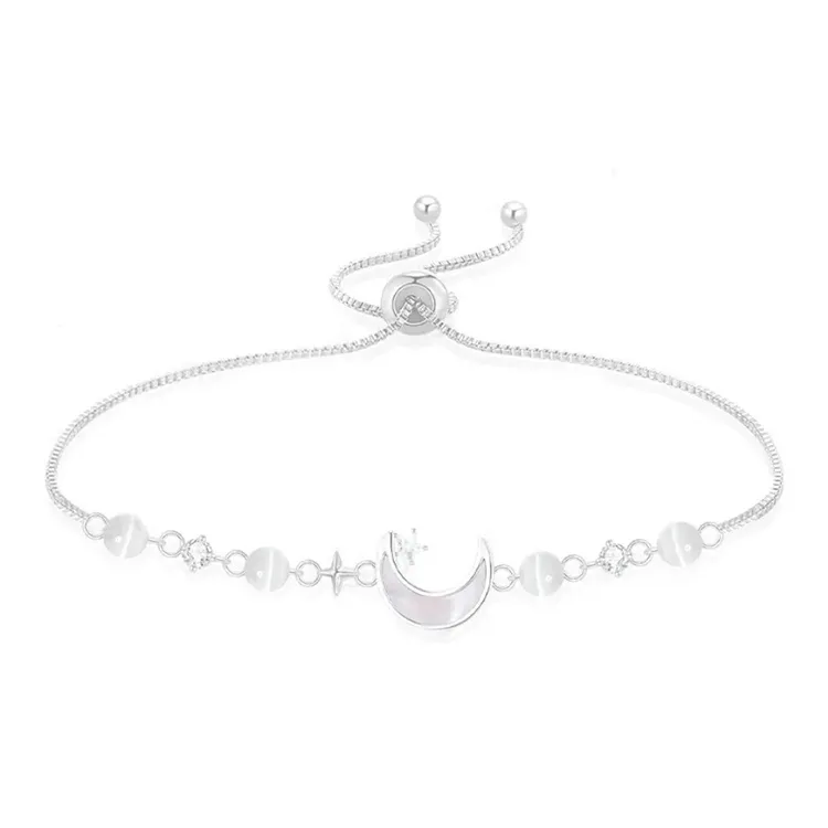 ALI THE FOX Glass Cat Eye Jade Bracelets Women's-2