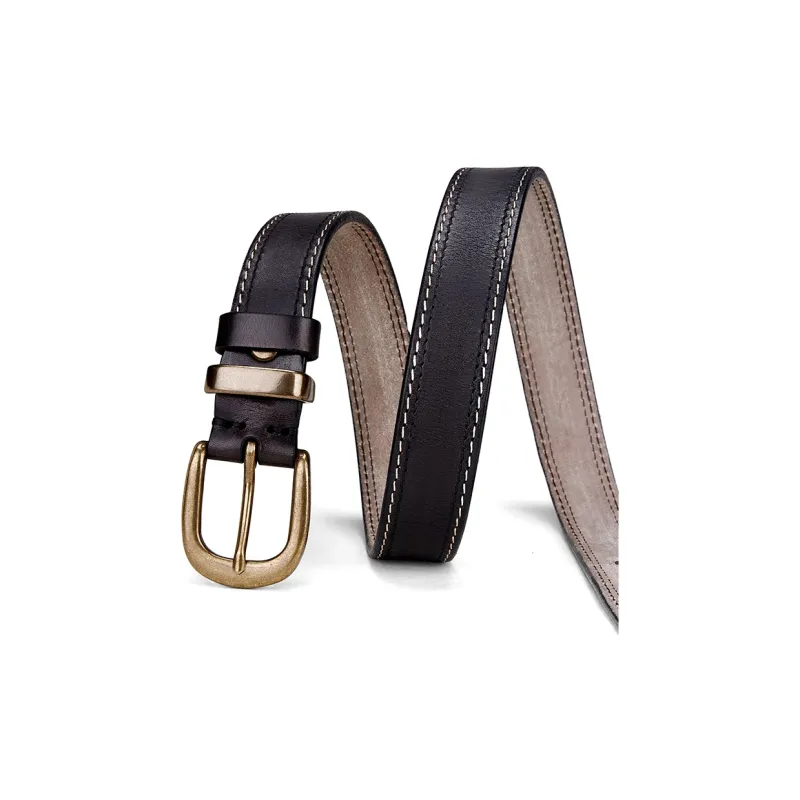 PIERRE CARDIN Cow Leather Belts Men's Black/Burgundy/Brown 2.8cm-4