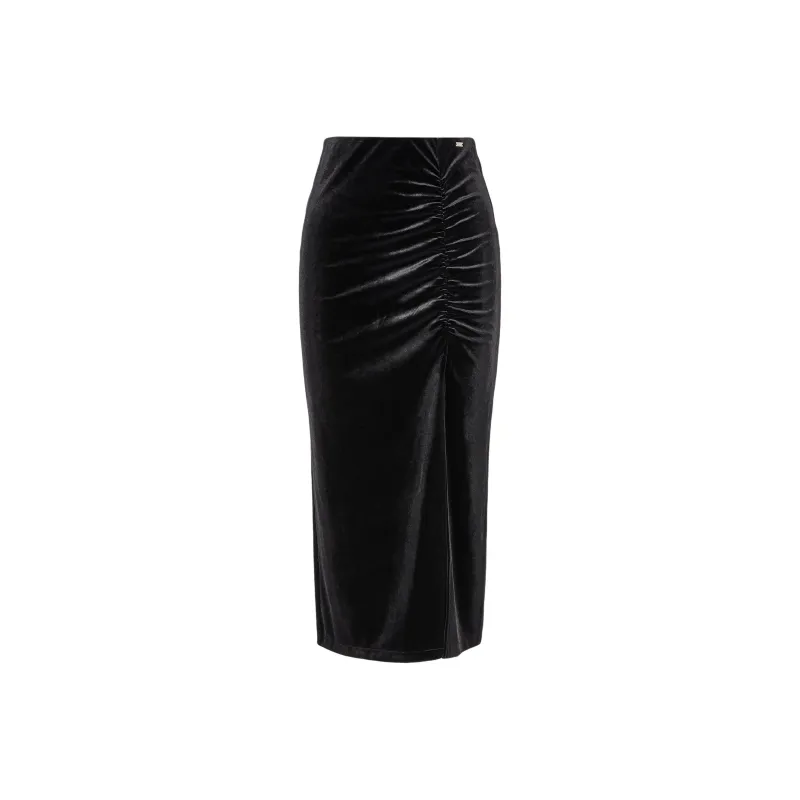 ARMANI EXCHANGEAE FW24 Casual Long Skirt Women's Black-0