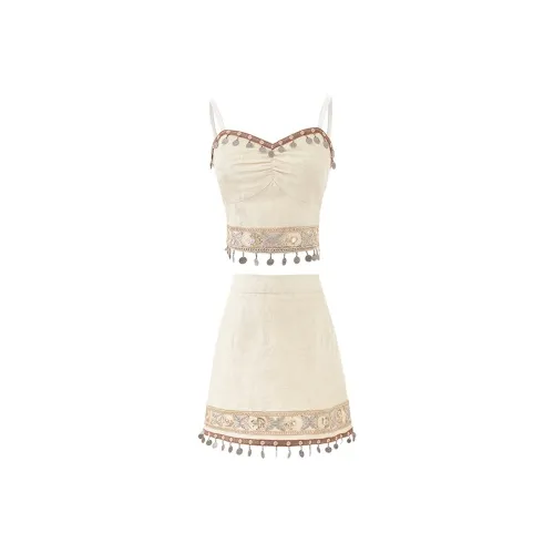 PLANE DRIFT Two Piece Skirt Sets Women's