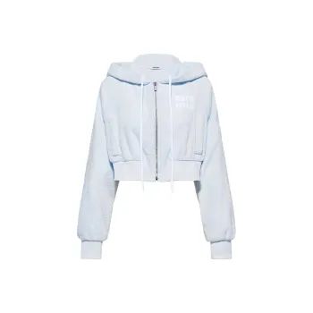 MIU MIU SS22 Sweatshirt Women's Blue