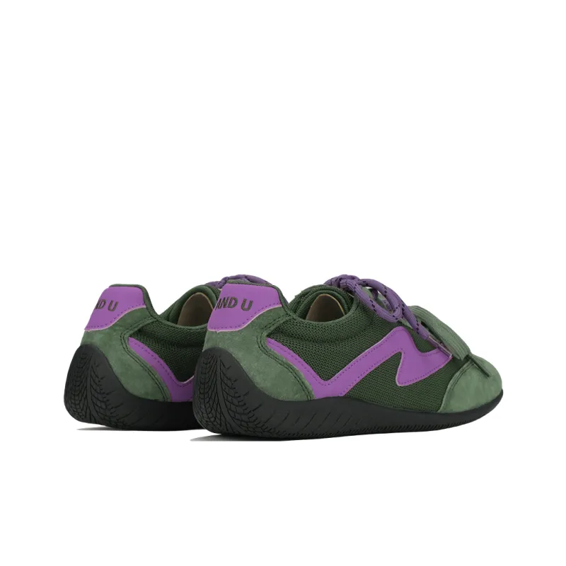 AND U Cushioning Abrasion Resistant Breathable Slip Resistant Low Top Double Lace Up Skateboard Shoes Unisex-8