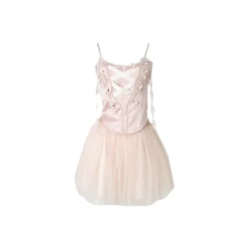 Udon House Skirt Set Women's Pink