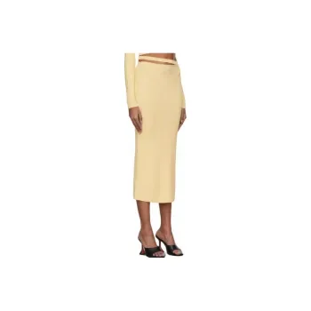 Anna October Casual Long Skirts Women's Ecru