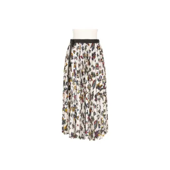 Sacai Floral print Midi Skirt