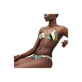 HERMES Bikini Women's Yellow Rabiido