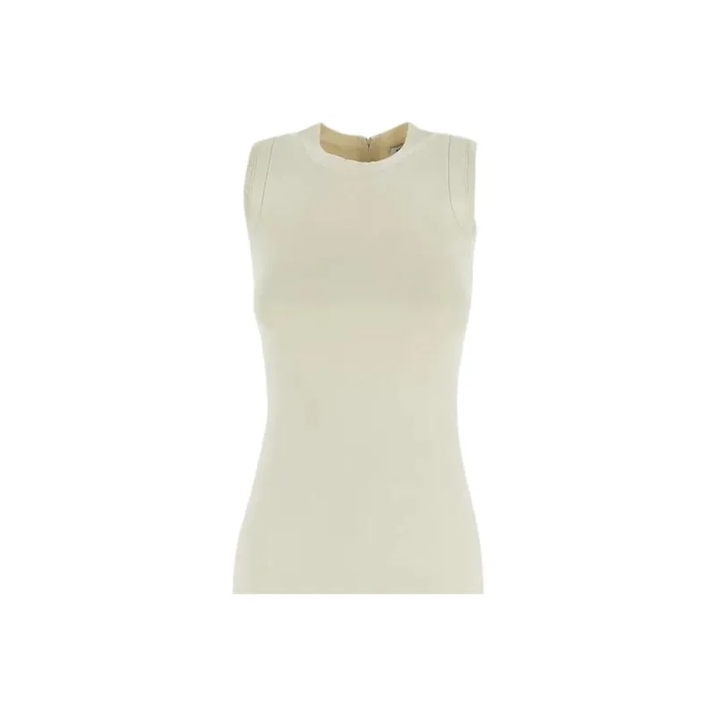 MaxMara Sleeveless Dress Women's Beige-2