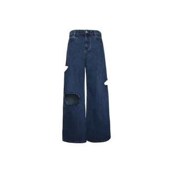 SIQIZ Jeans Women's Royal Blue