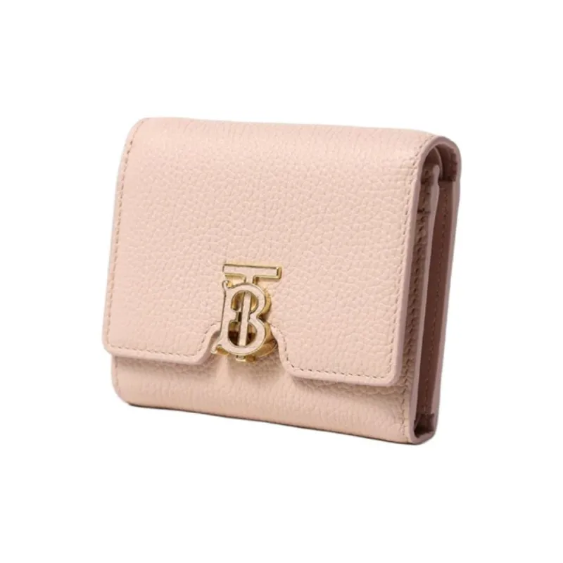 Burberry Calfskin Wallet Mini Women's Pink-1