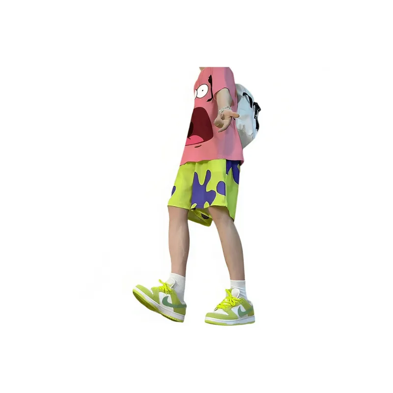 PAINT STAIN Casual Shorts Unisex-3