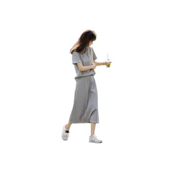 XWI Two Piece Skirt Sets Women's Gray