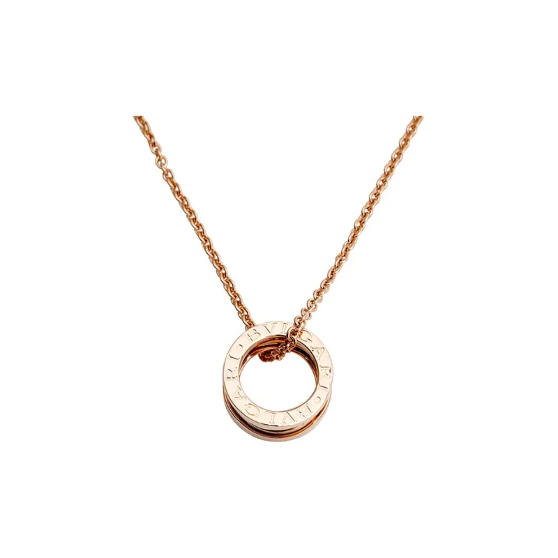 BVLGARI B.Zero1 Series Karat Gold Necklaces Unisex-2