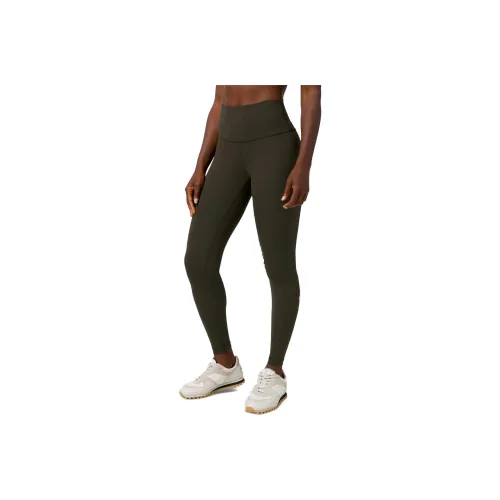 Lululemon Wunder Under Athletic Trousers Women's Dark Olive Green