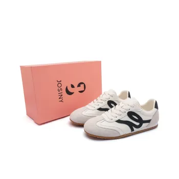 JOSINY Shock Absorbing, Non Slip, Wear Resistant, Breathable And Lightweight Casual Shoes Women's Beige/Black
