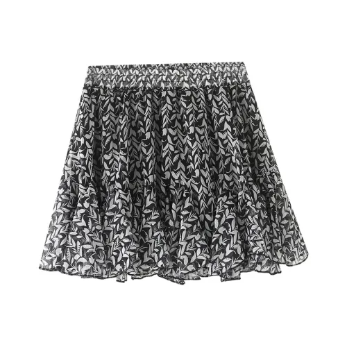 Ning Cai Yuer Casual Short Skirts Women's Black