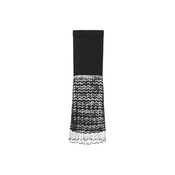 GANNI SS25 Casual Long Skirts Women's Black
