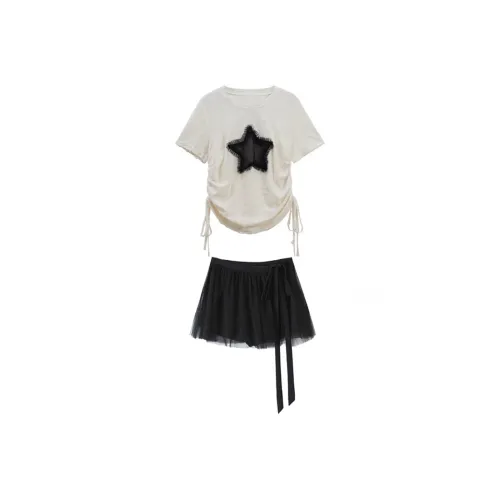 PLANE DRIFT Two Piece Skirt Sets Women's