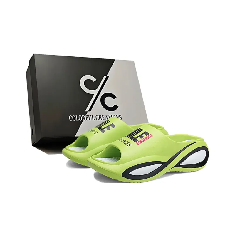 Colorful Creations EVA Quiet Slip Resistant Slide Slippers Men's-5