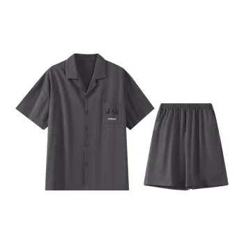 DAMOS·LOVE Pajama Set Men's Dark Gray