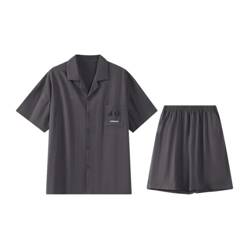 DAMOS·LOVE Pajama Set Men's Dark Gray