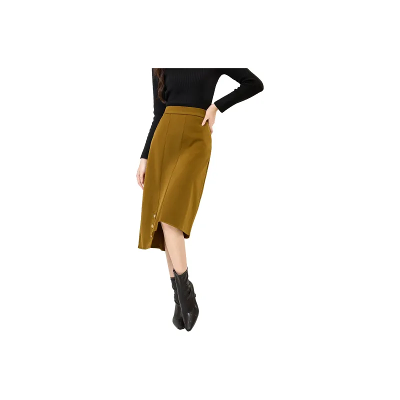 SMEN Casual Long Skirts Women's-9