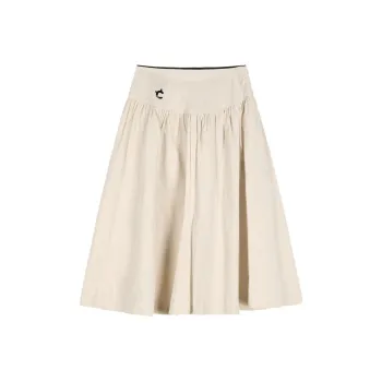 Coolhut Casual Long Skirt Women's Beige