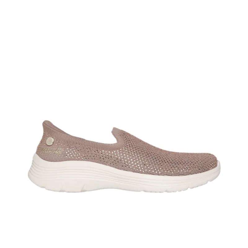 Martha Stewart x Skechers Slip ins Low Top Casual Shoes Women's Brown-1