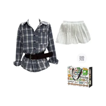 Dippanis Two Piece Skirt Sets Women's