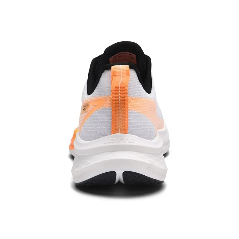 LOTTO Low Top Running Shoes Men's White Orange-3