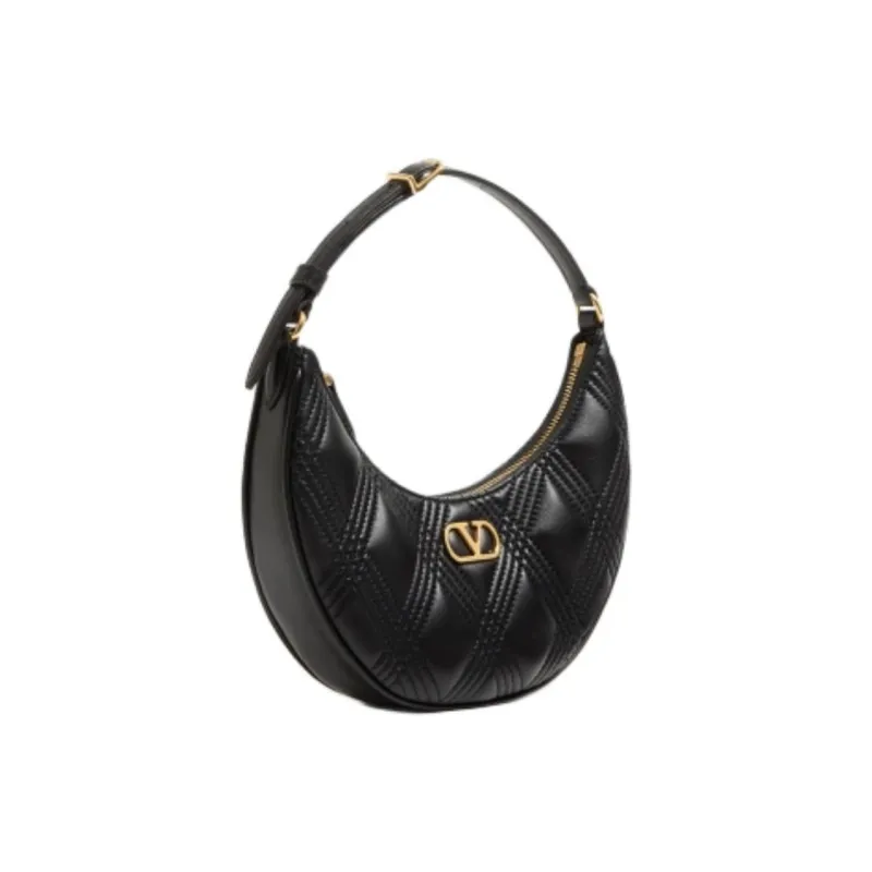 Valentino Sheepskin Shoulder Bag, Handbag, Shoulder Bag Women's Black-1