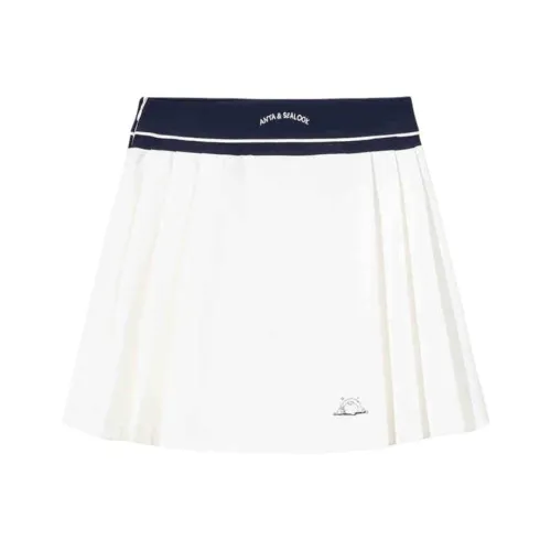 Anta Life Collection Casual Short Skirts Women's Ivory White
