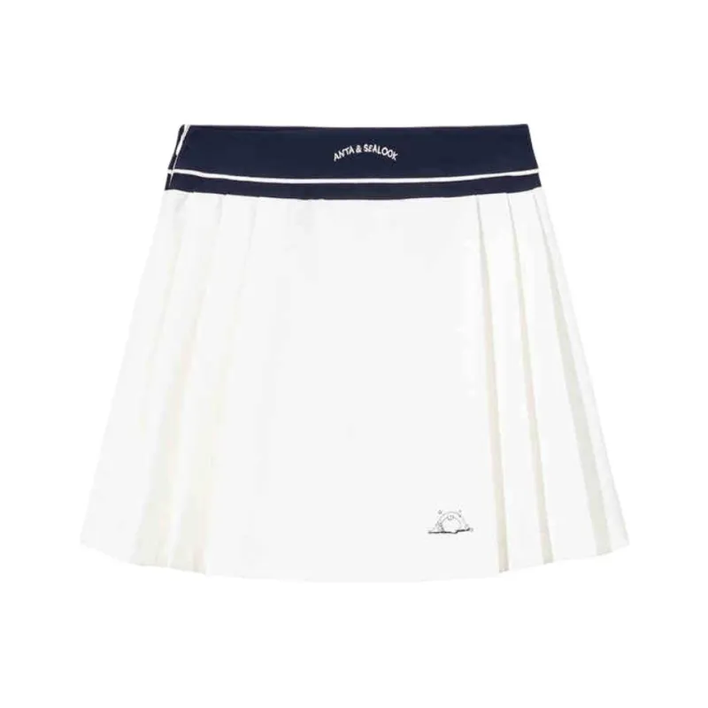Anta Life Collection Casual Short Skirts Women's Ivory White-0
