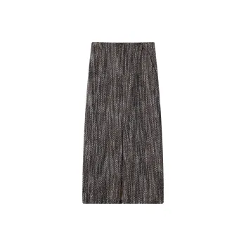THE SEA LIFE Casual Long Skirt Women's Dark Butterfly Brown